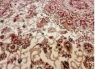 Тъкан персийски килим Blue stones 2538 cream елипса
